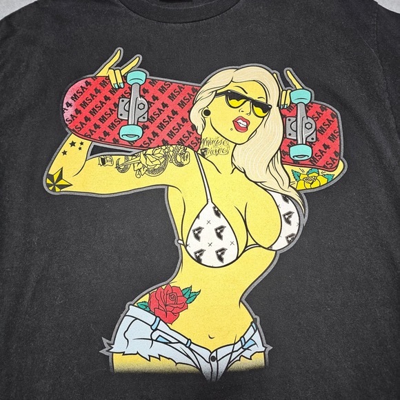 Famous Stars & Straps Other - Famous Stars & Straps MANNY SANTIAGO Mens Skateboard T-Shirt Size XL MSA Skate